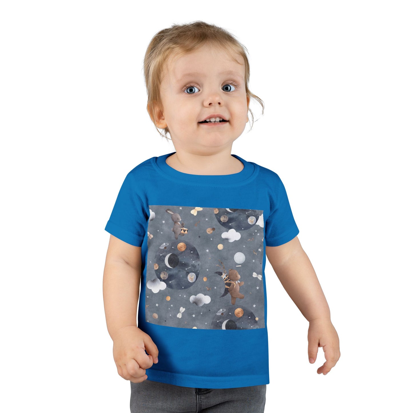 Toddler T-Shirt with Space Design | Perfect for Kids, Unique Gifts, Birthday Outfits, Playtime, Casual Wear