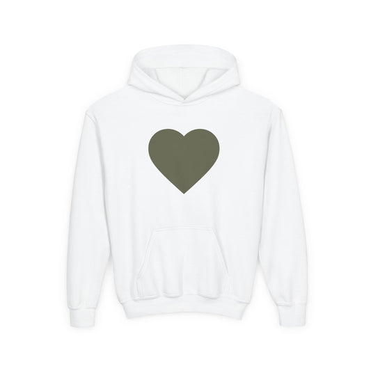Heartfelt Youth Hoodie, Be Unique Be Yourself Sweatshirt, Stylish Kids Hoodie, Perfect Gift for Teens, Birthday Gift, Everyday Wear