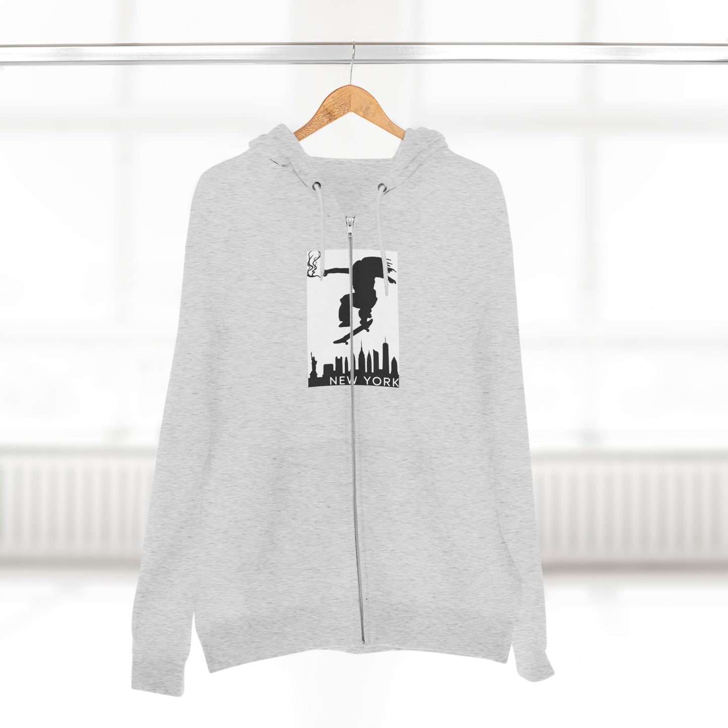 Urban Adventure Unisex Zip Hoodie - Perfect for City Lovers, Casual Wear, Street Style, Gift for Him/Her, Travel Clothing