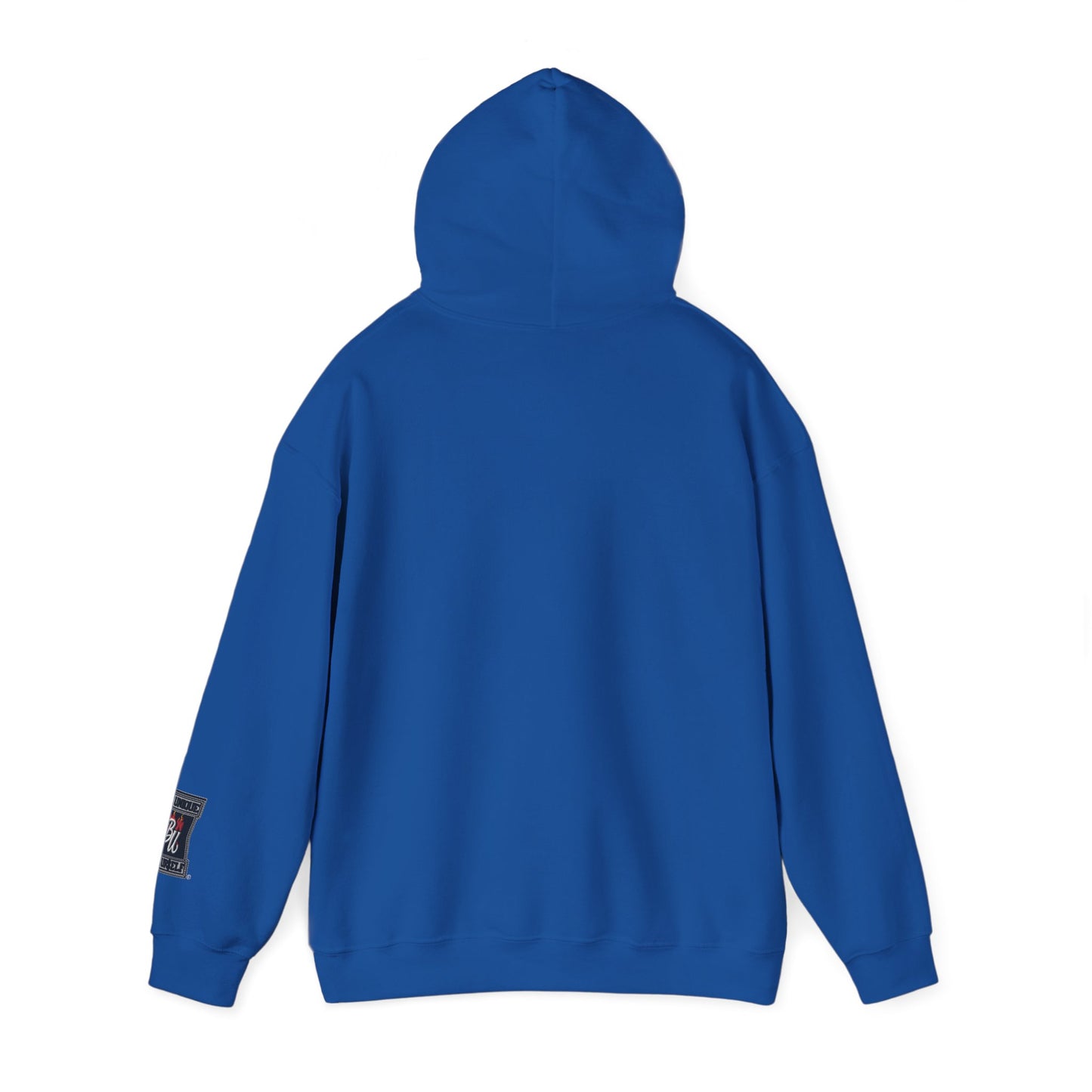 Teddy Bear Graphic Hoodie — Cozy Streetwear Pullover with Patch Detail