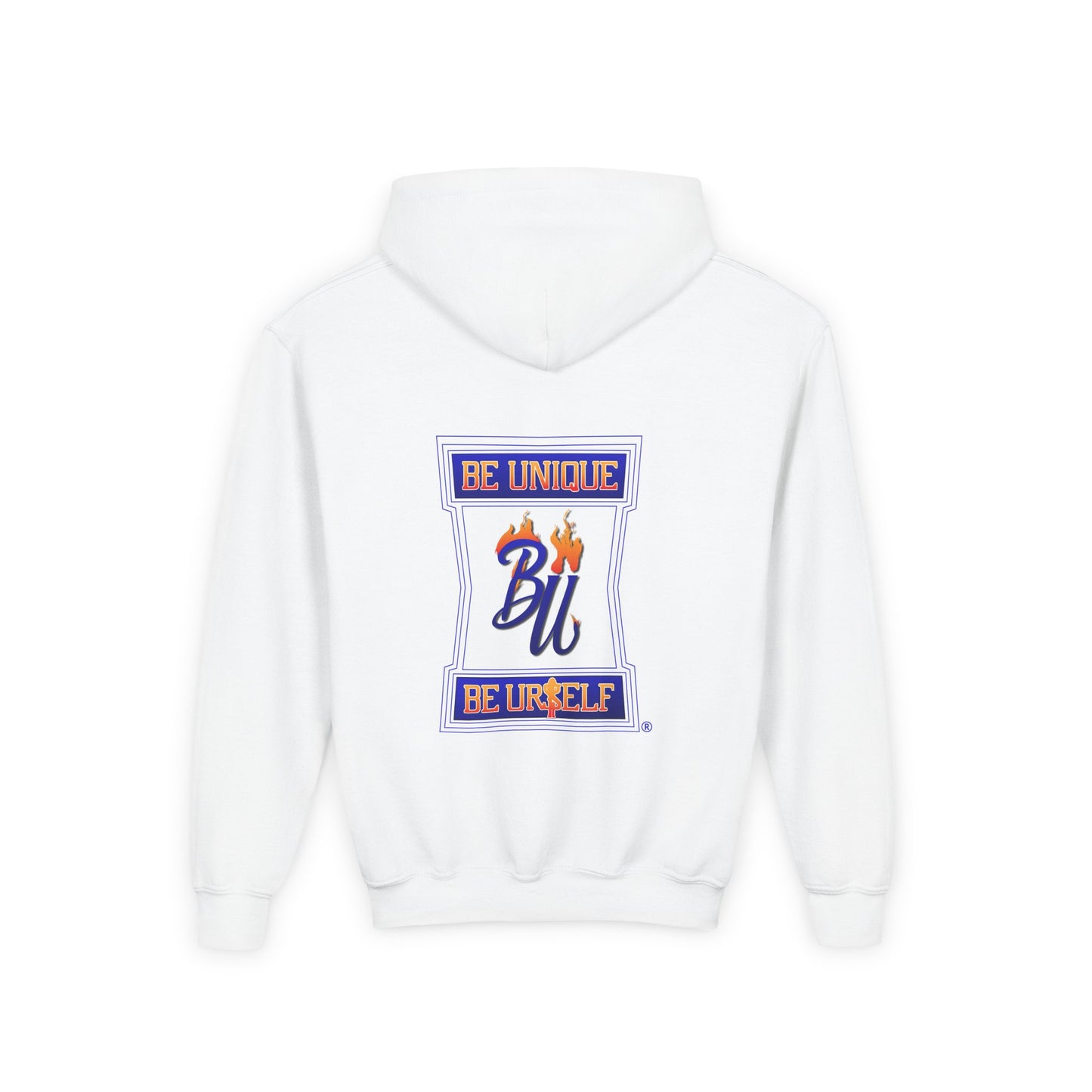 Heartfelt Youth Hoodie, Be Unique Be Yourself Sweatshirt, Stylish Kids Hoodie, Perfect Gift for Teens, Birthday Gift, Everyday Wear