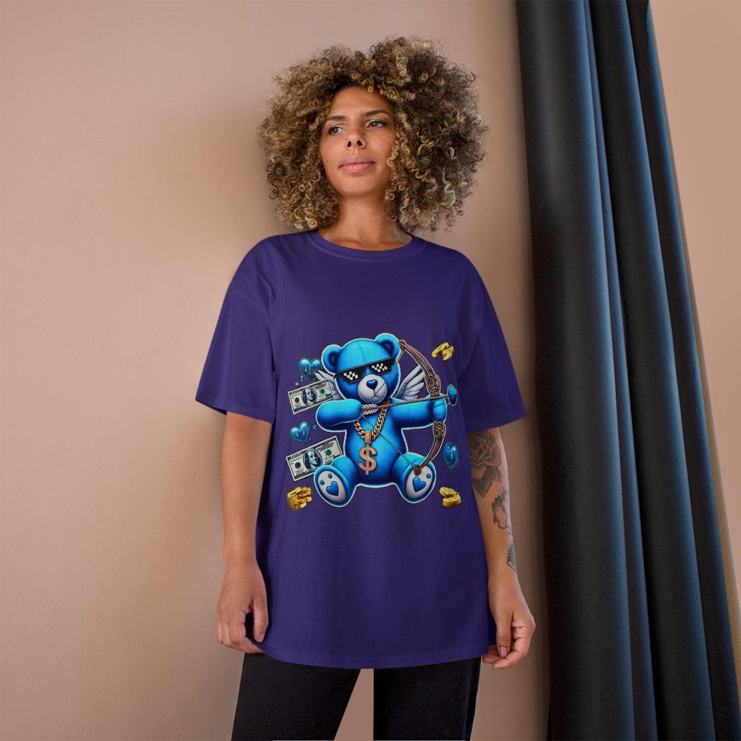 Stylish Bear Graphic Tee, Cool Gift for Friends, Casual Wear, Streetwear for Men and Women, Fun Gift, Summer Essential
