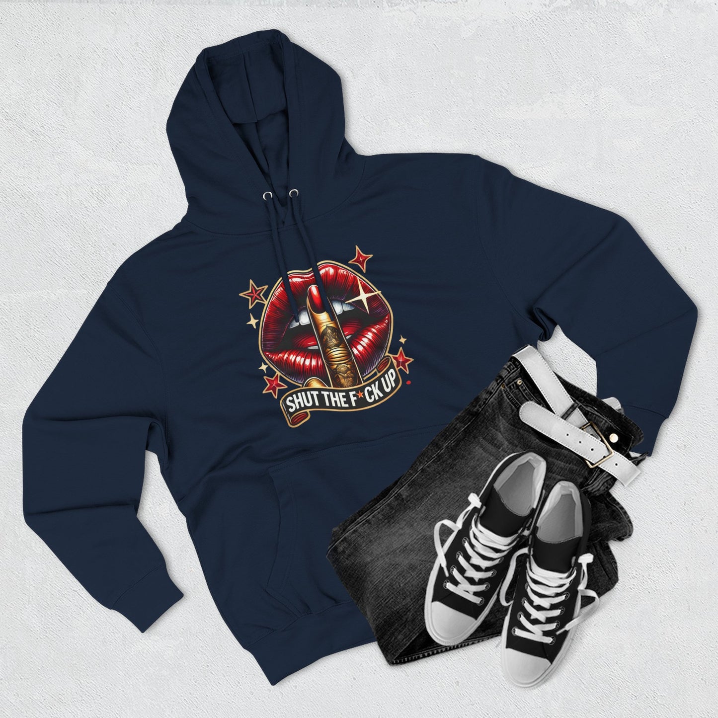 Shut the F**k Up Fleece Hoodie