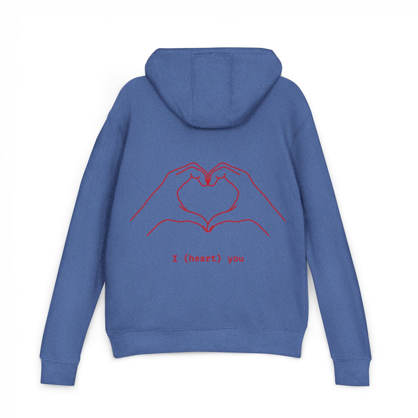 Cozy Love Hoodie | Unisex French Terry Hoodie, Casual Wear, Perfect Gift, Everyday Style, Heart Design, Valentine's Day