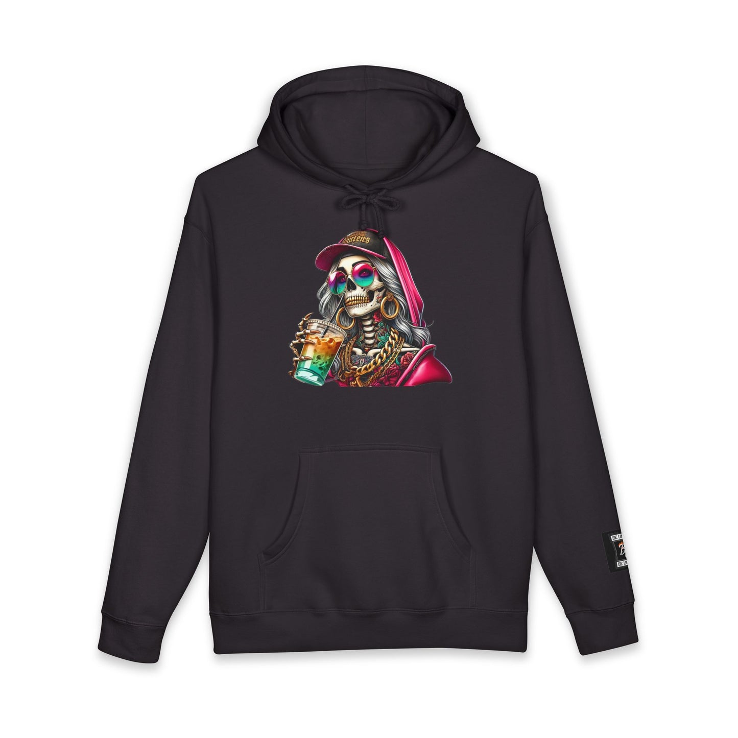 Chic Skull Hoodie - Unisex Heavyweight Sweatshirt, Graphic Hoodie, Trendy Apparel, Unique Gift, Halloween, Everyday Wear