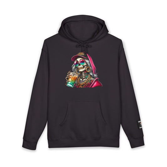 Chic Skull Hoodie - Unisex Heavyweight Sweatshirt, Graphic Hoodie, Trendy Apparel, Unique Gift, Halloween, Everyday Wear