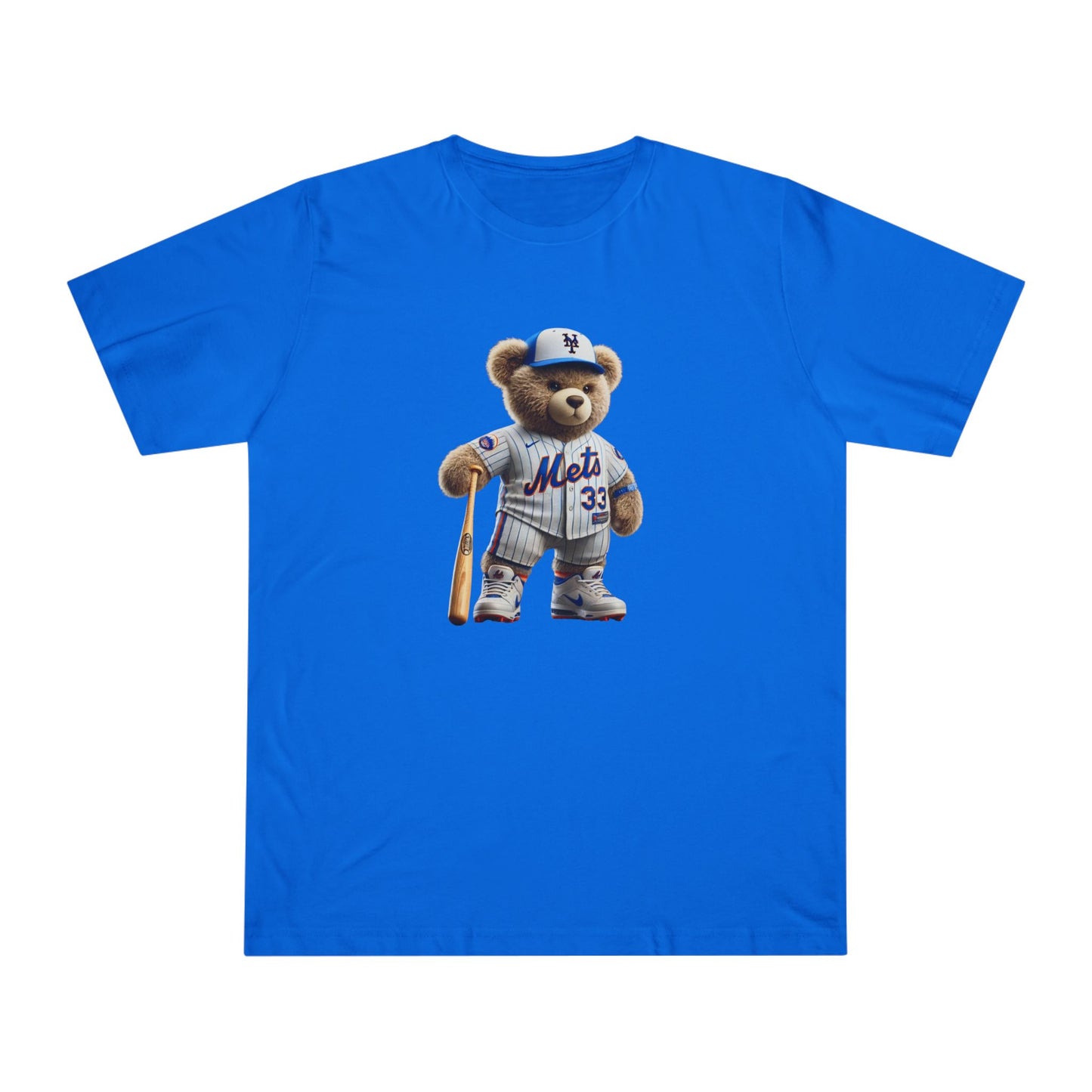Unisex Bear Baseball T-Shirt, Cute Animal Tee, Gift for Sports Fans, Casual Wear, Soft Cotton Top