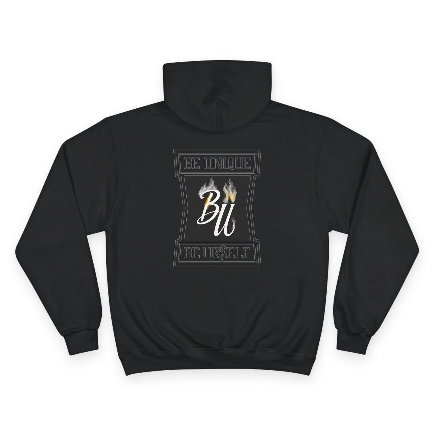 Be Unique Champion Hoodie - Cozy Fashion, Casual Wear, Gifts for Her, Trendy Style, Self-Expression