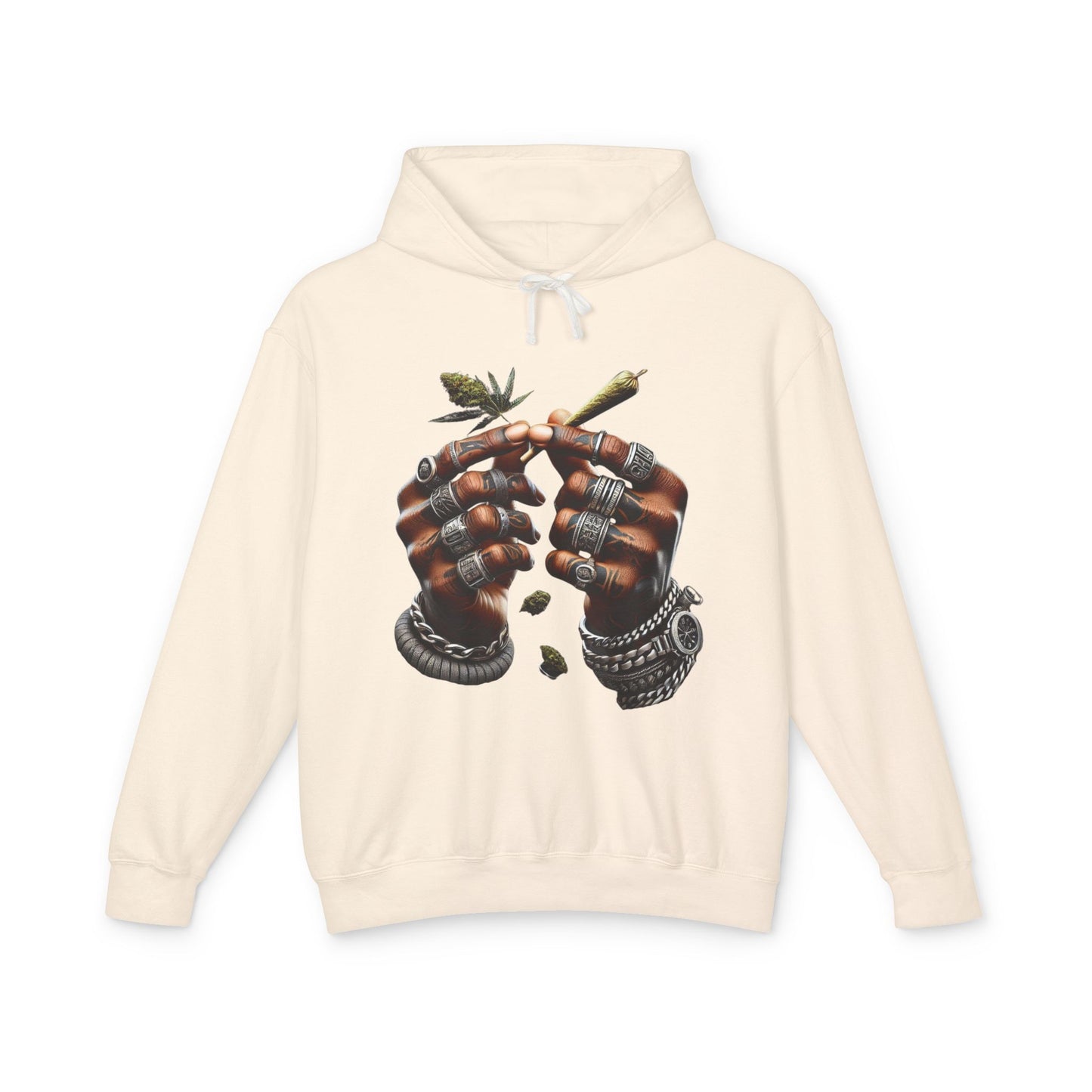Chill Vibes Hoodie, Unisex Lightweight Sweatshirt, Boho Style, Ideal for Festivals, Everyday Comfort Wear, Unique Gift Idea
