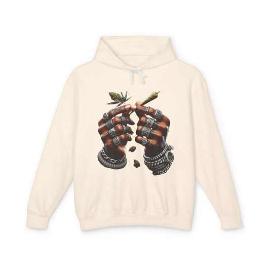 Chill Vibes Hoodie, Unisex Lightweight Sweatshirt, Boho Style, Ideal for Festivals, Everyday Comfort Wear, Unique Gift Idea
