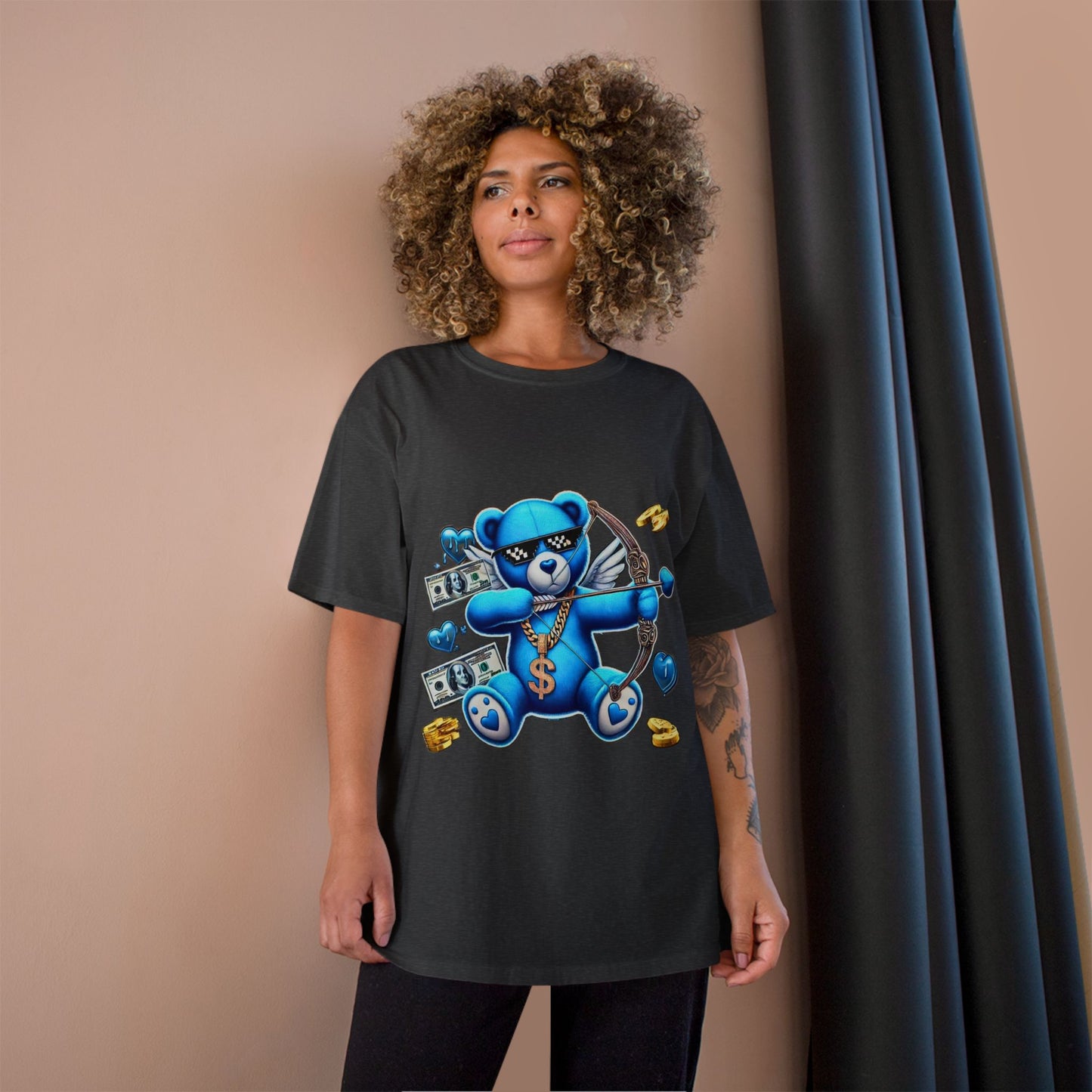 Stylish Bear Graphic Tee, Cool Gift for Friends, Casual Wear, Streetwear for Men and Women, Fun Gift, Summer Essential
