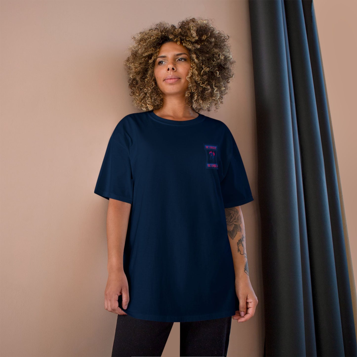 Skateboarder Skyline T-Shirt — Champion Logo Street Skate Tee