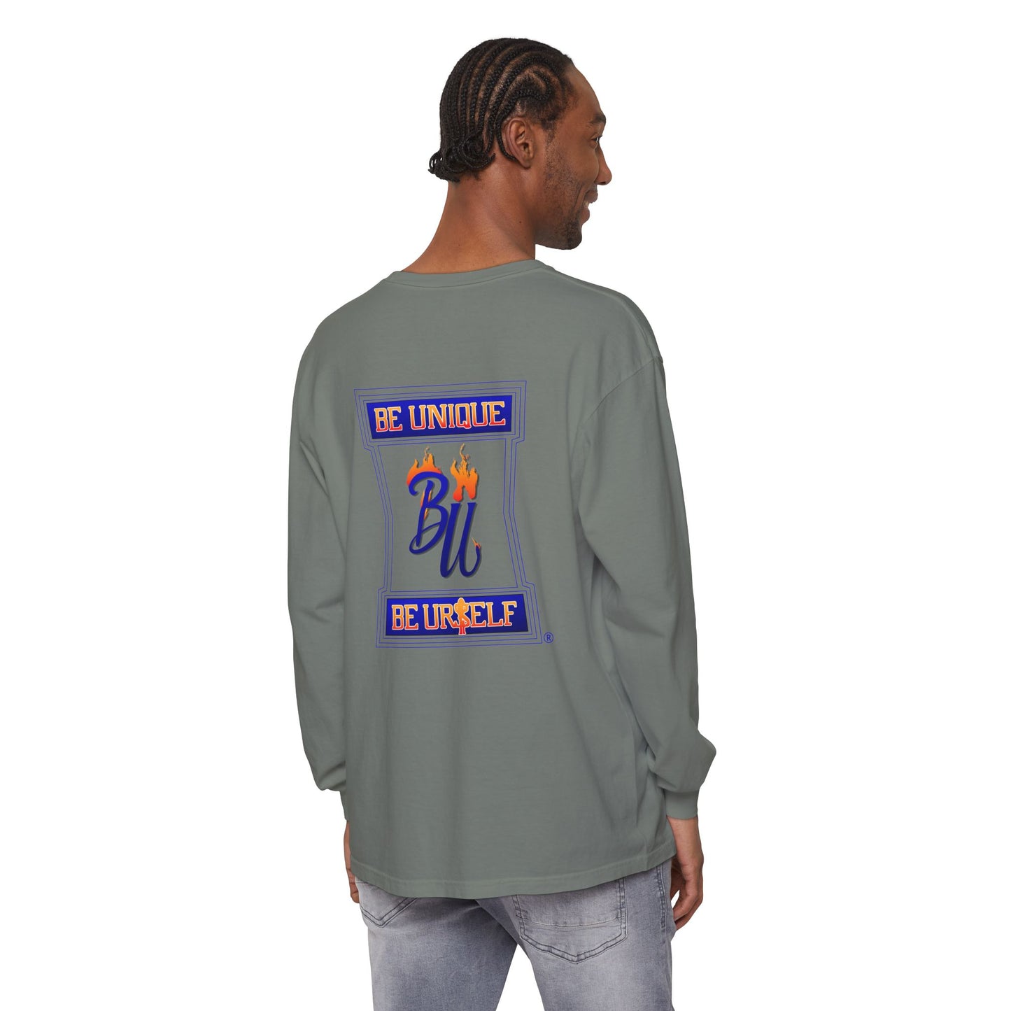 Trendy Long Sleeve Tee with Heart Design and Motivational Back Print, Unisex Gift, Casual Wear, Outfit for All Seasons, Perfect for [...]