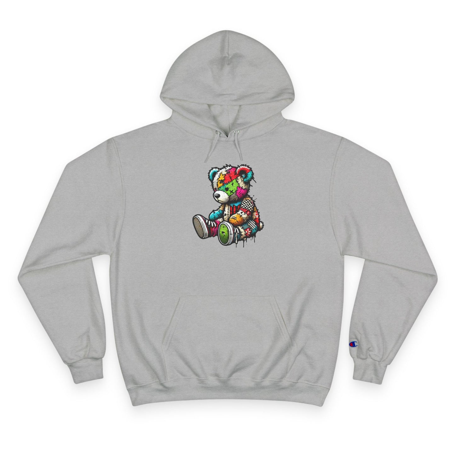 Whimsical Bear Graphic Hoodie - Be Unique, Be Yourself