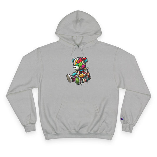 Whimsical Bear Graphic Hoodie - Be Unique, Be Yourself