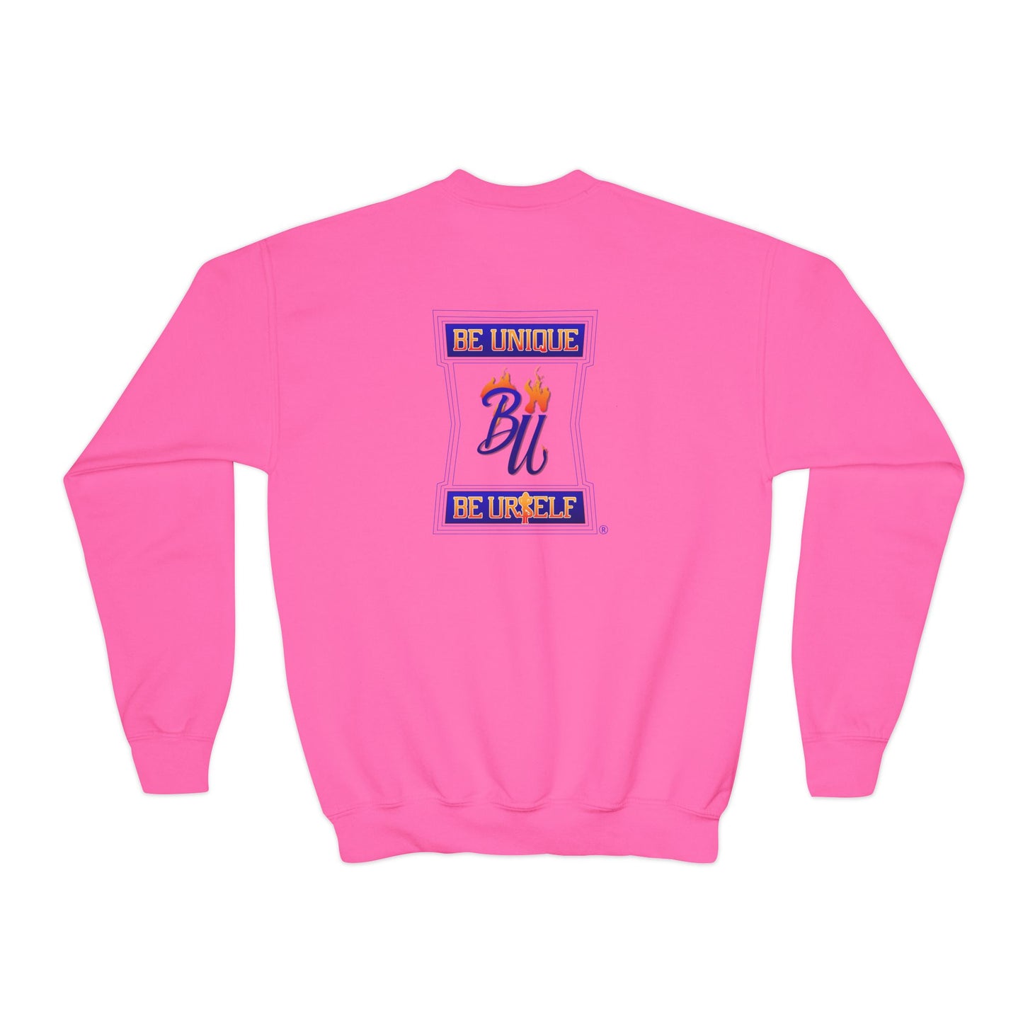 Youth Crewneck Sweatshirt with Playful Dog Design | Perfect for Pet Lovers, Everyday Comfort, Gift Idea, Unique Style, Trendy Apparel