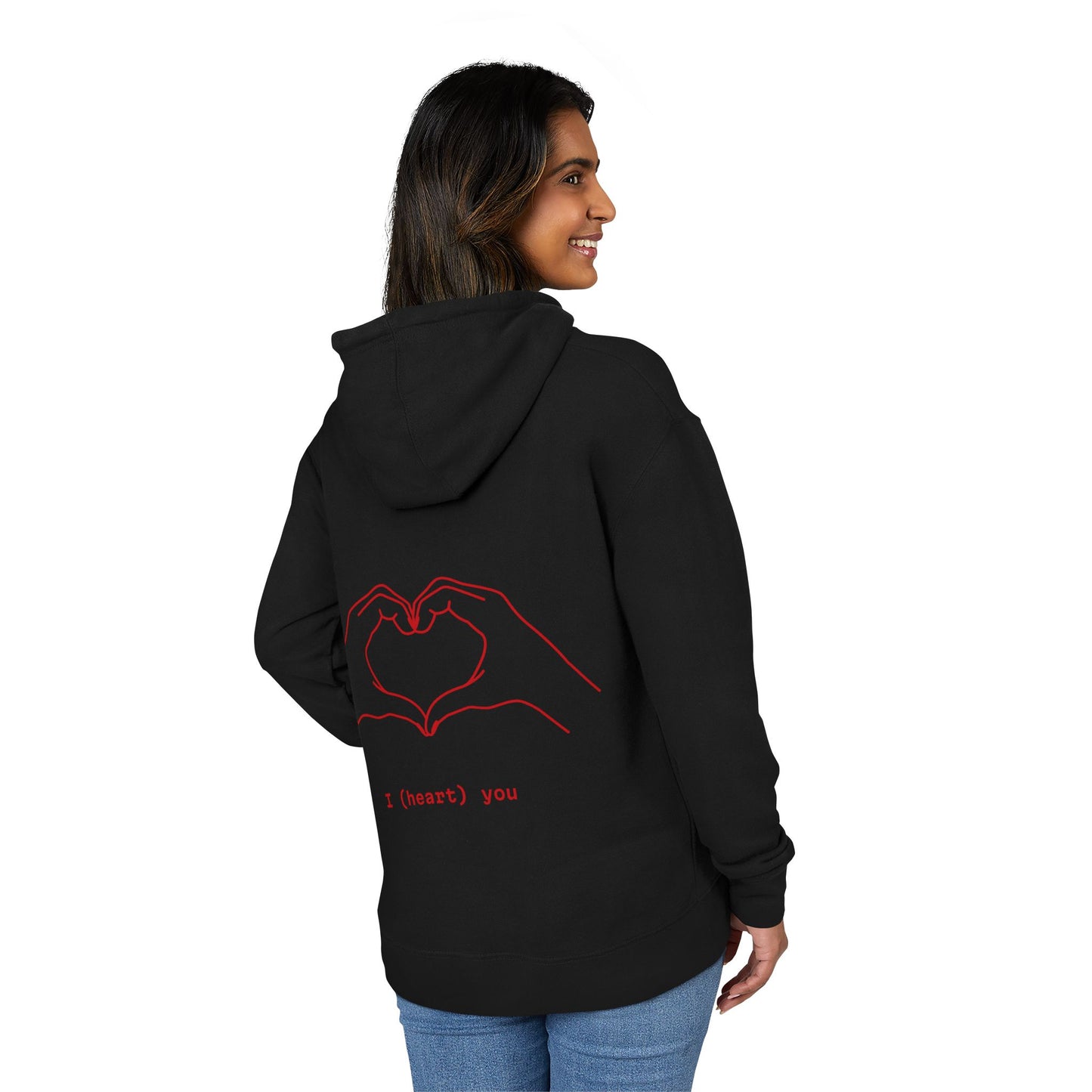 Cozy Love Hoodie | Unisex French Terry Hoodie, Casual Wear, Perfect Gift, Everyday Style, Heart Design, Valentine's Day