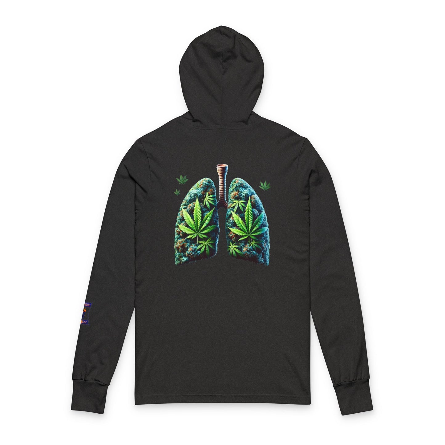 Cannabis-Inspired Unisex Hooded Long Sleeve Tee, Relaxed Style, Perfect for Nature Lovers, Stoner Apparel, Gift for 420 Celebrations, [...]
