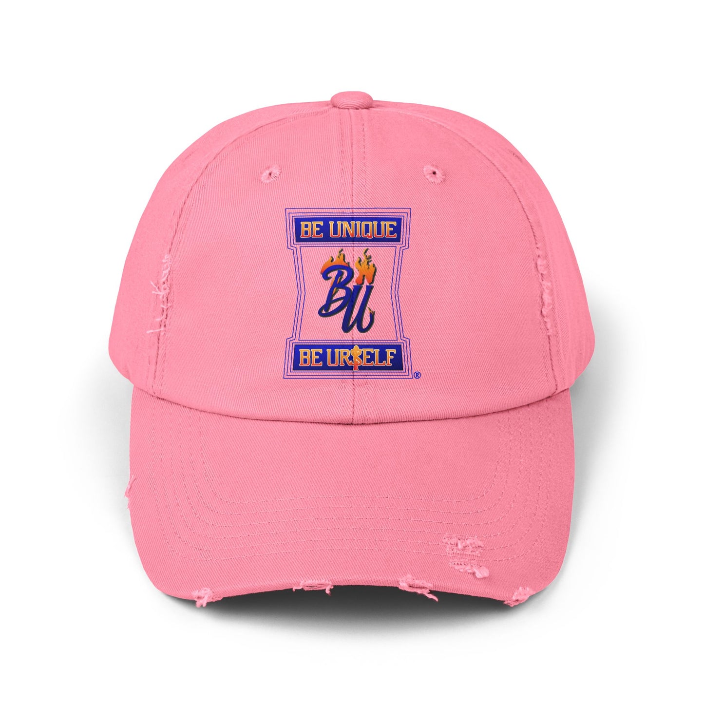 Unisex Distressed Cap, Casual Fashion Hat, Motivational Gift, Trendy Accessory, Everyday Wear, Birthday Gift