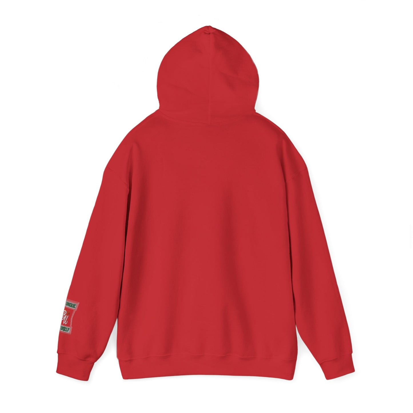 Patchwork Teddy Bear Hoodie — Colorful Grunge Bear Design