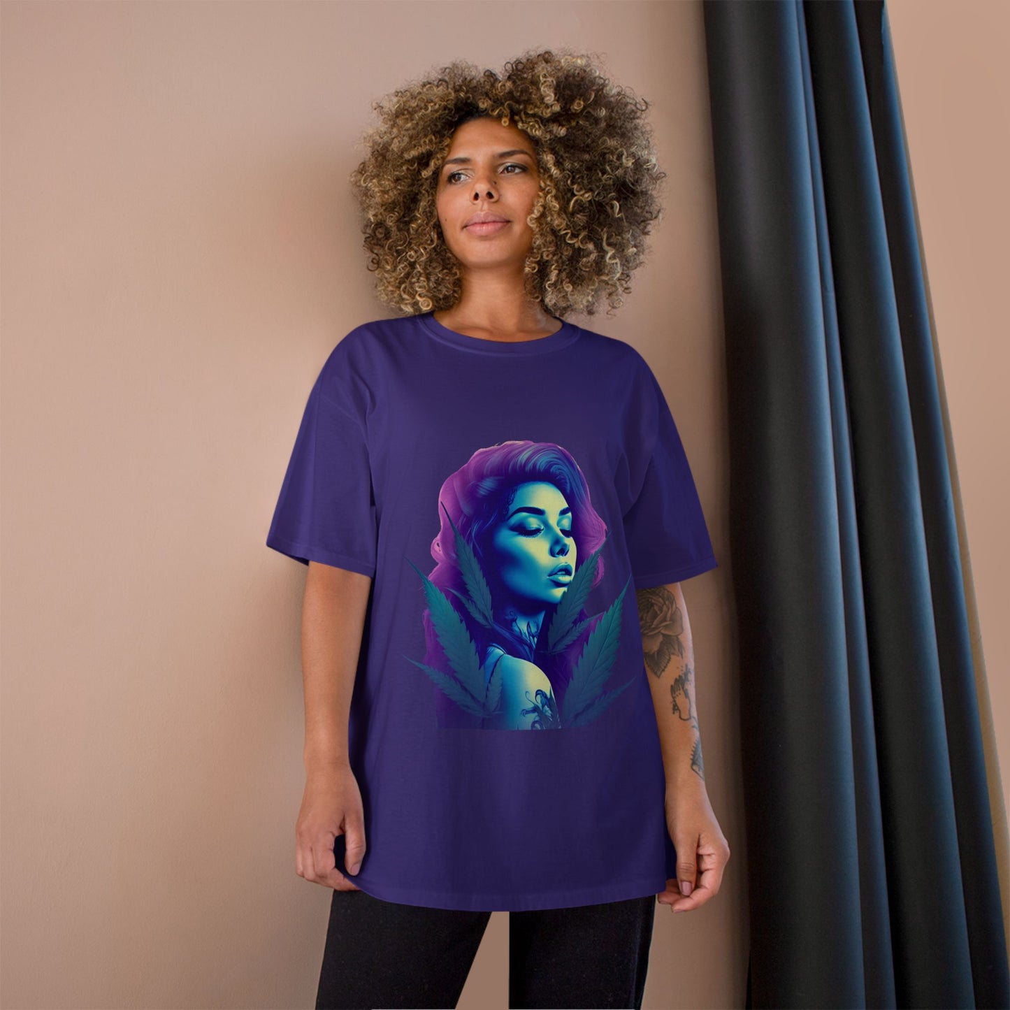 Vintage Champion Graphic Tee for Unique Souls, Trendy T-Shirt, Artistic Casual Wear, Streetwear Style, Gift for Creatives, Everyday Fashion