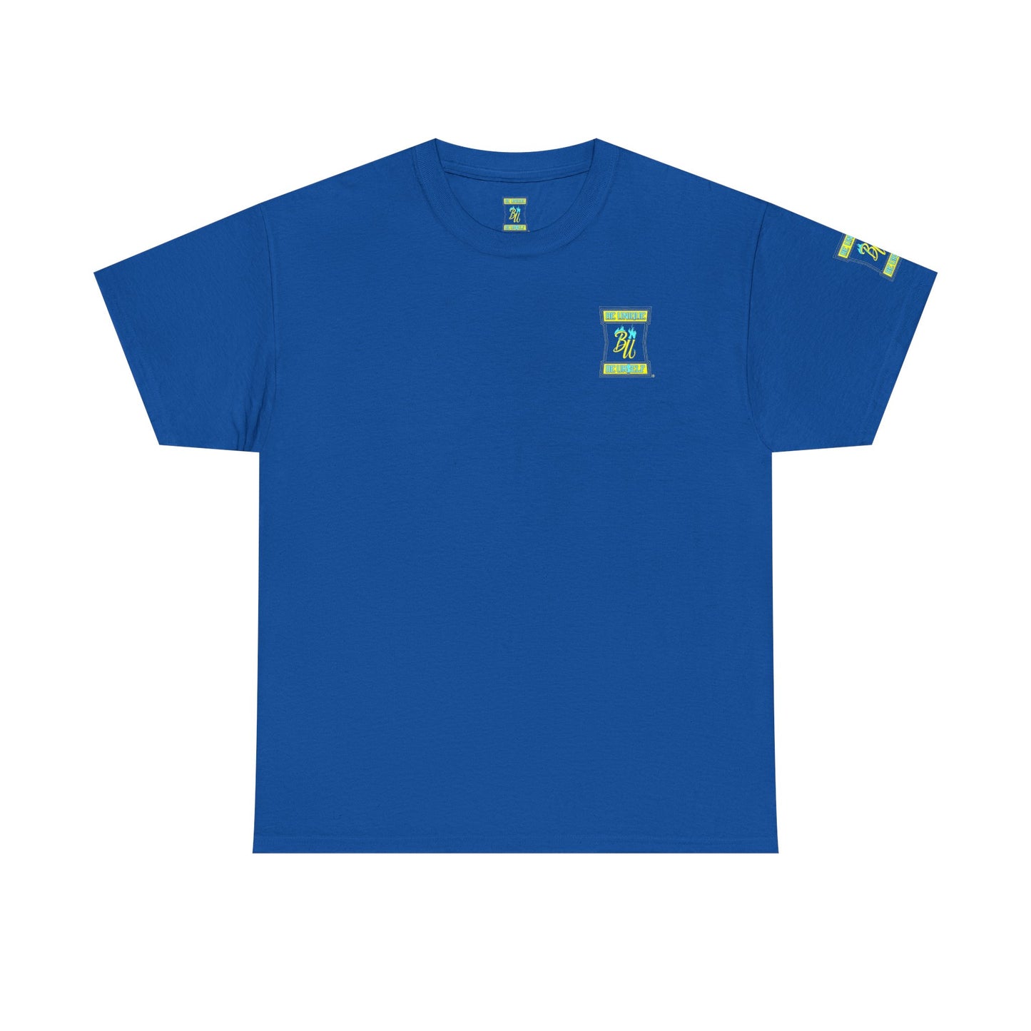 Be Unique Be Yourself Graphic Tee — Inspirational Palm Design