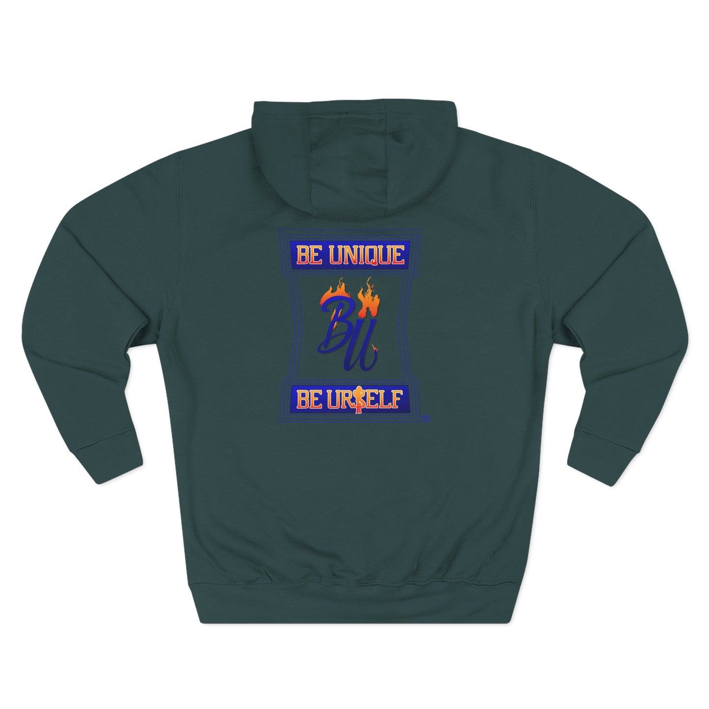 Unique Three-Panel Fleece Hoodie for Trendsetters, Cozy Smart Casual Wear, Gift for Birthdays, Celebrations, Everyday Style