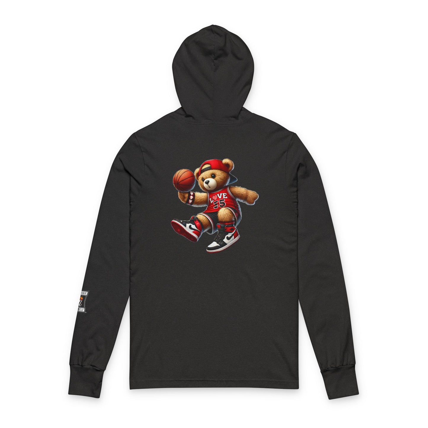 Grinch-Themed Unisex Hooded Long Sleeve Tee, Festive Holiday Apparel, Christmas Spirit Shirt, Unique Gift for Grinch Fans, Cozy Winter Wear