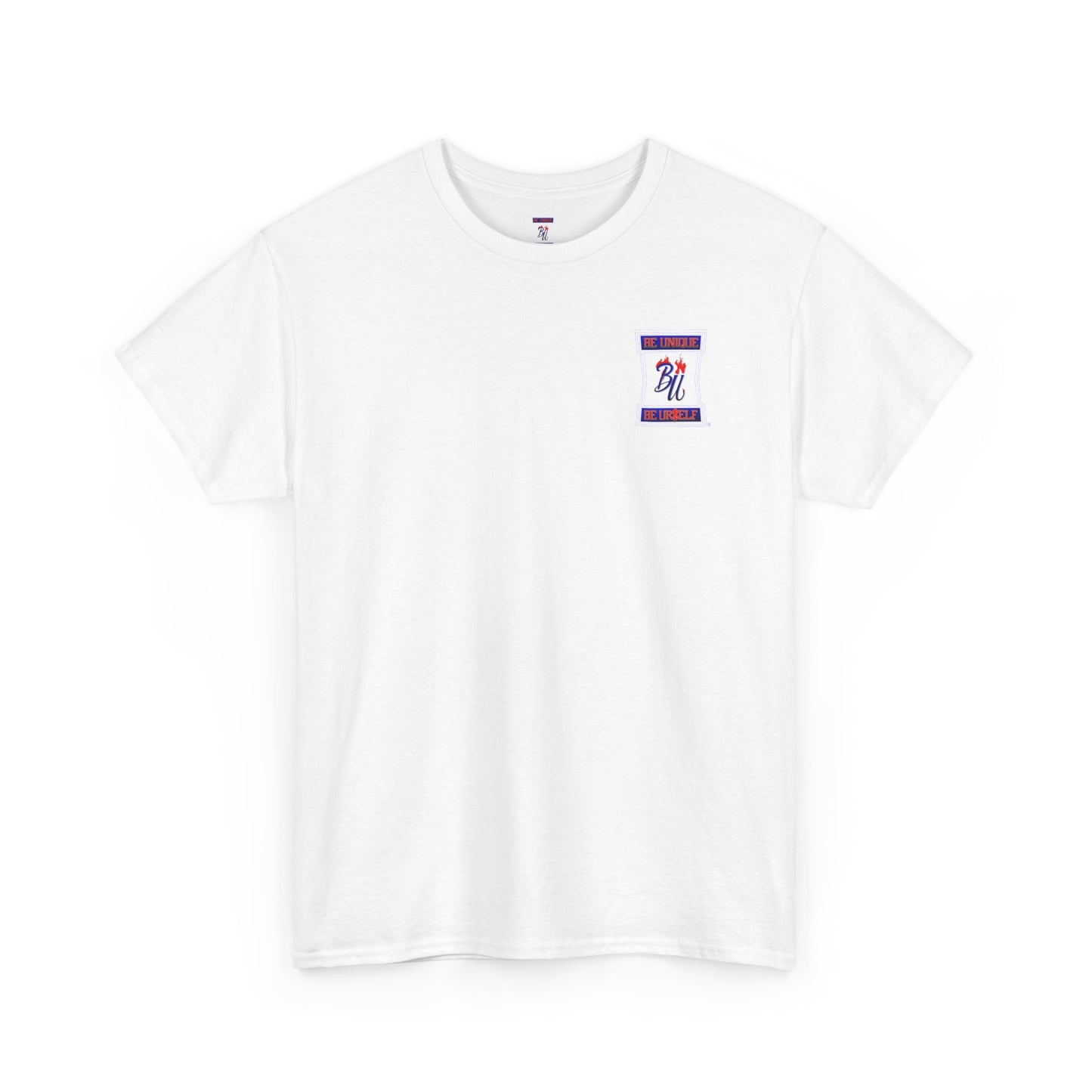 Be Unique Be Urself Graphic Tee – Inspirational Motivational White T-Shirt