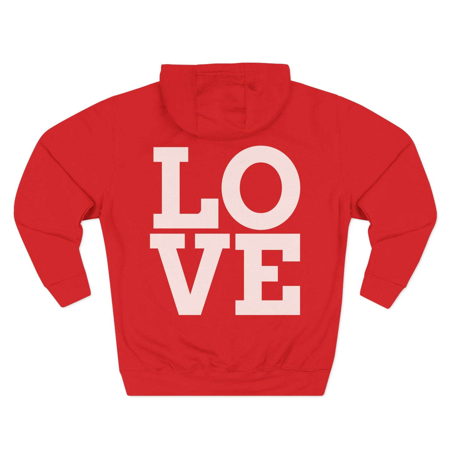 Cozy Love Hoodie - Three-Panel Fleece with Warm Design