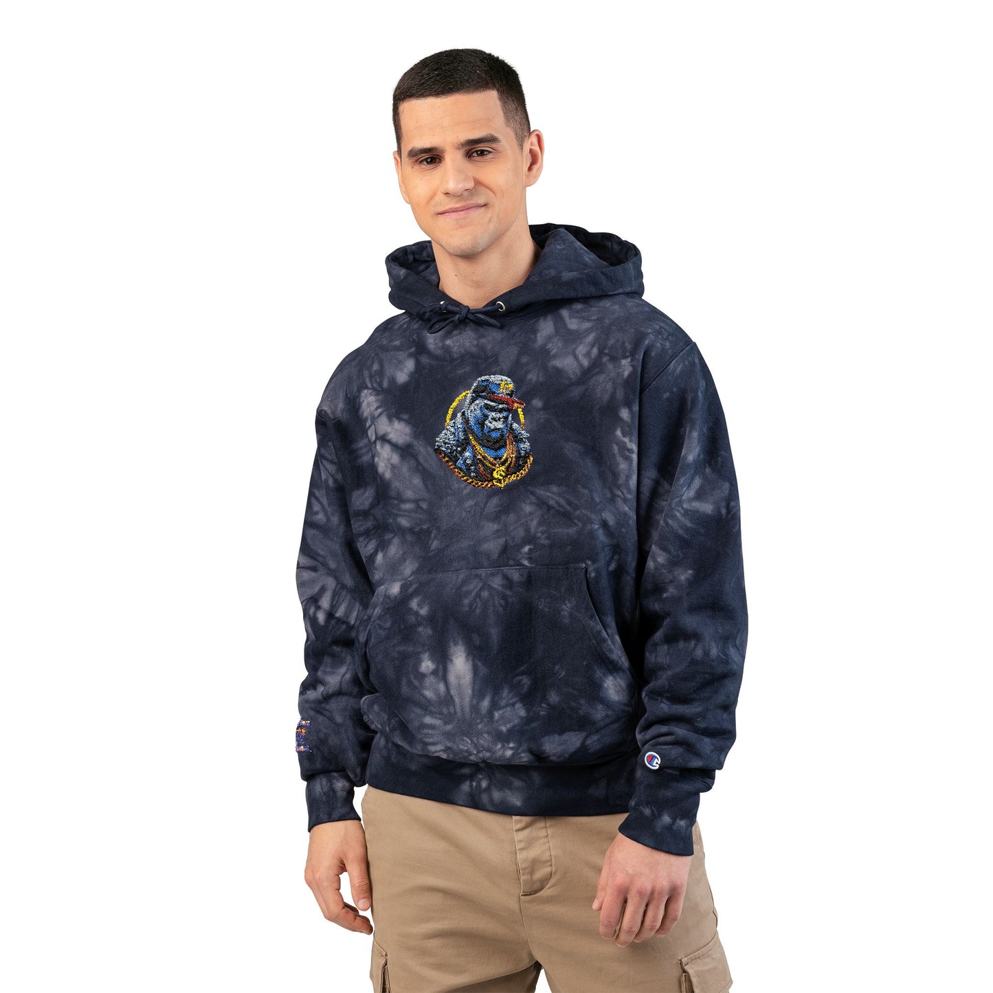 Tie-Dye Unisex Hoodie, Trendy Fashion Hoodie, Cozy Streetwear Style, Unique Gift, Weekend Casual Wear