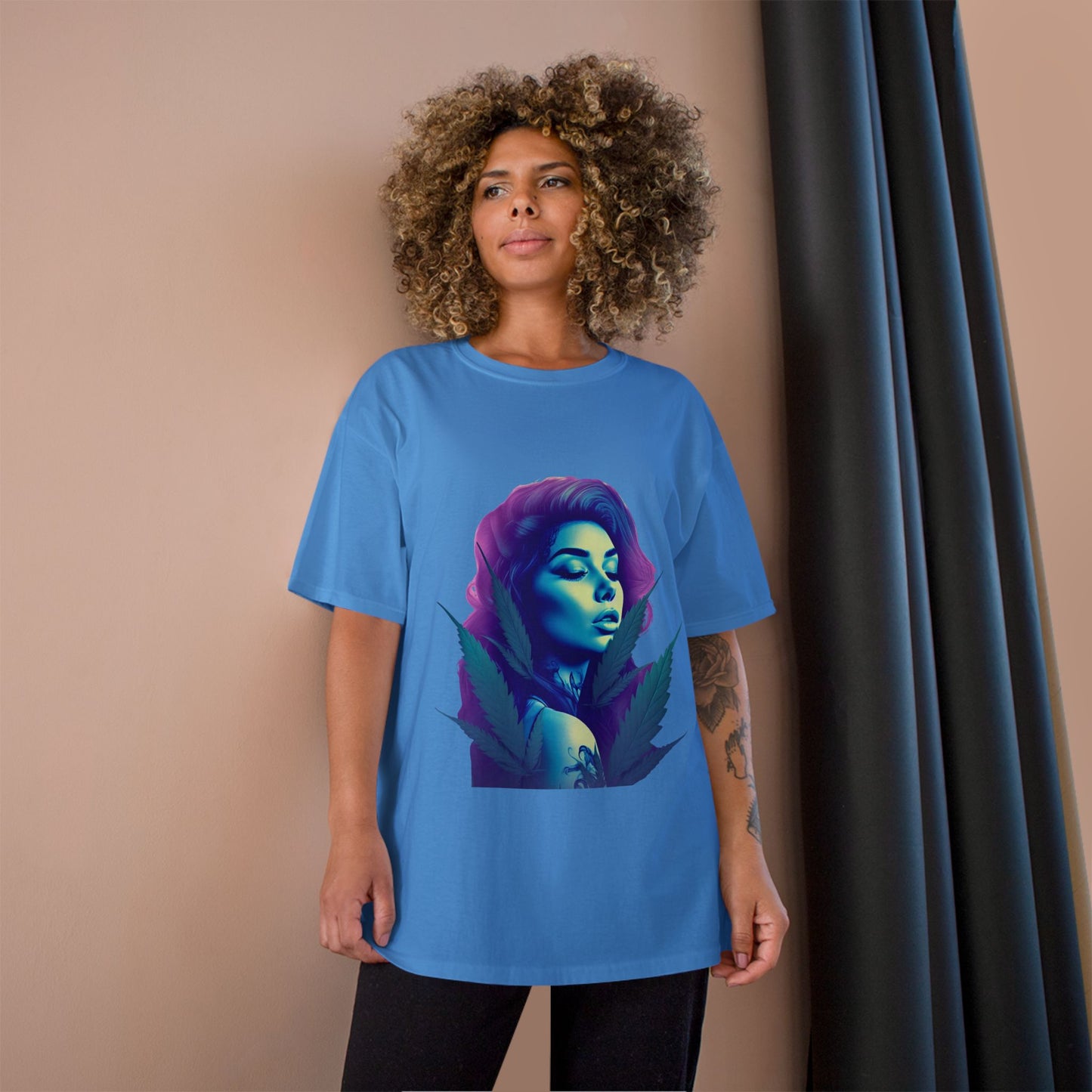 Vintage Champion Graphic Tee for Unique Souls, Trendy T-Shirt, Artistic Casual Wear, Streetwear Style, Gift for Creatives, Everyday Fashion