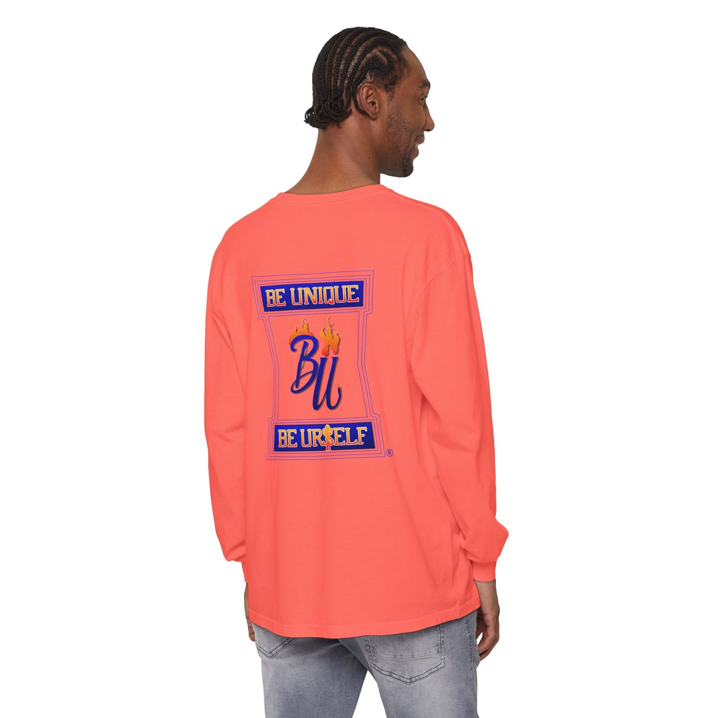 Trendy Long Sleeve Tee with Heart Design and Motivational Back Print, Unisex Gift, Casual Wear, Outfit for All Seasons, Perfect for [...]