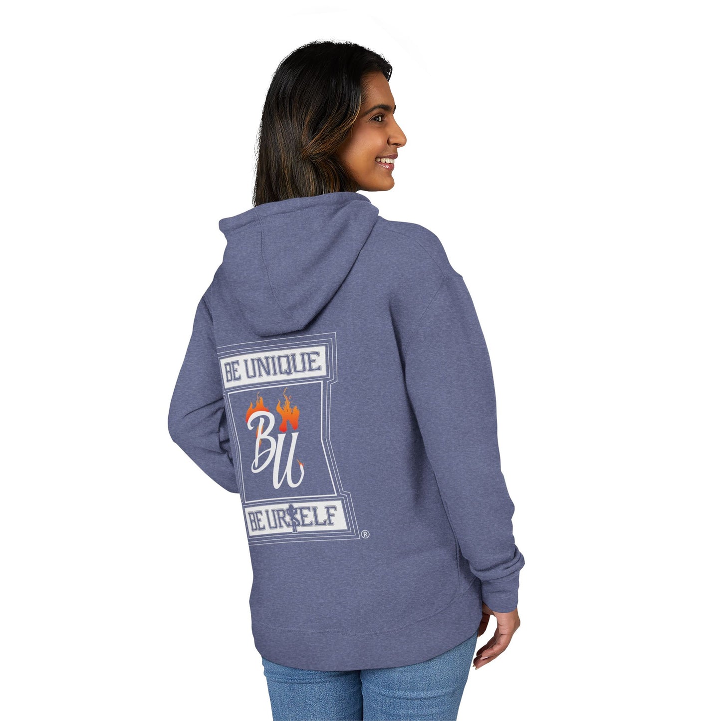 Unisex French Terry Hoodie with Inspirational Graphics