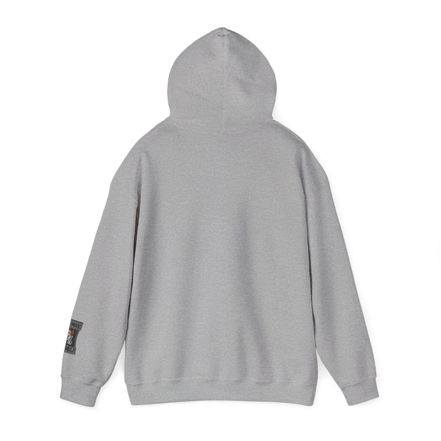 Teddy Bear Graphic Hoodie — Cozy Streetwear Pullover with Patch Detail