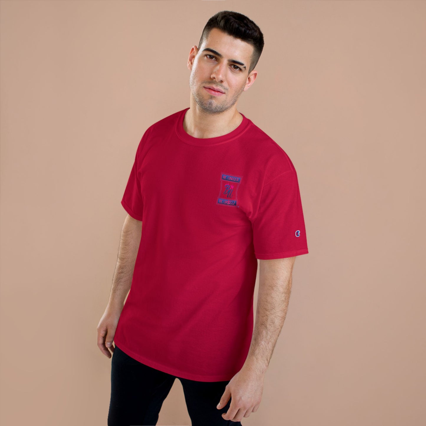 Skateboarder Skyline T-Shirt — Champion Logo Street Skate Tee