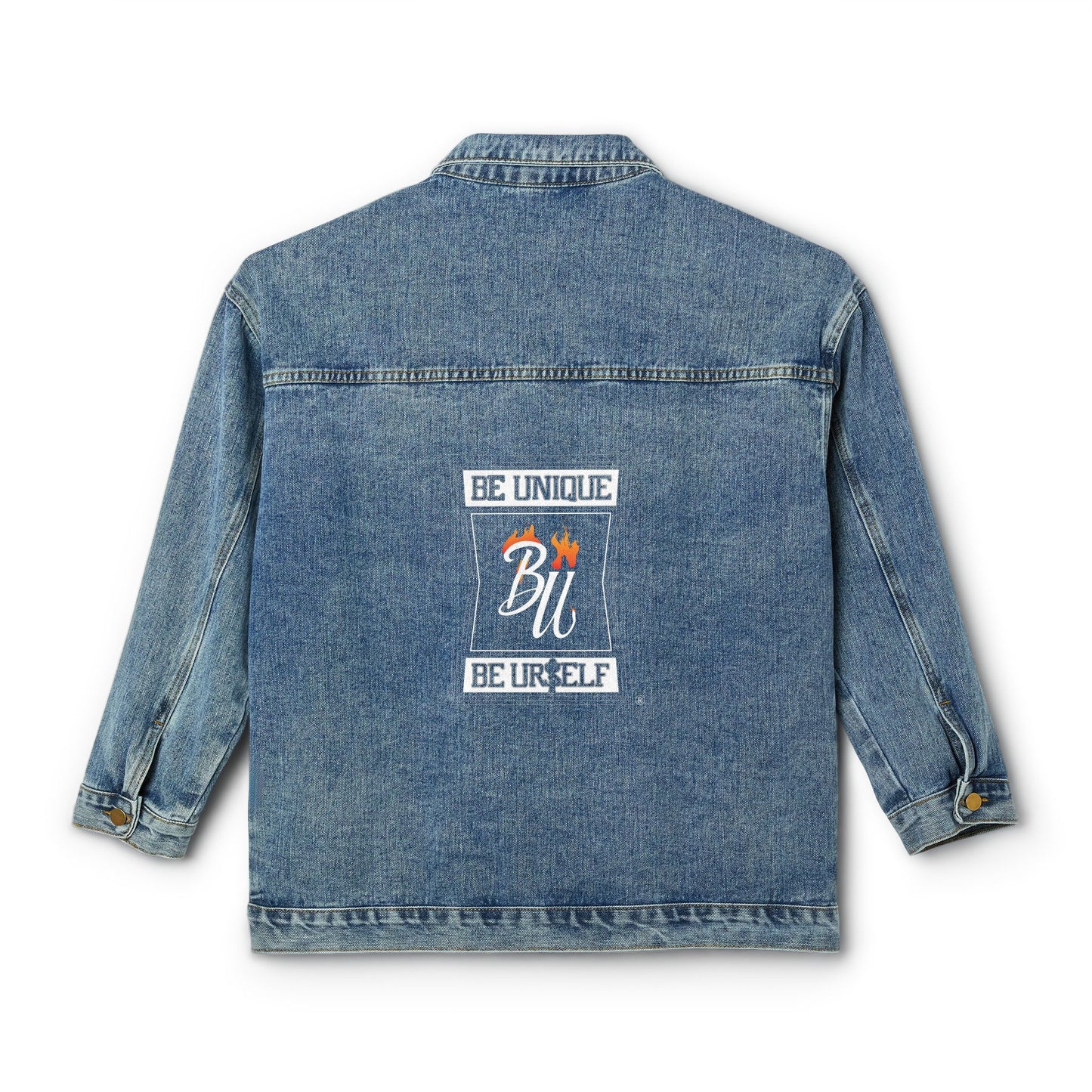 Stylish Women's Denim Jacket, Unique Fashion Statement, Casual Wear, Gift for Her, Trendy Layering Piece