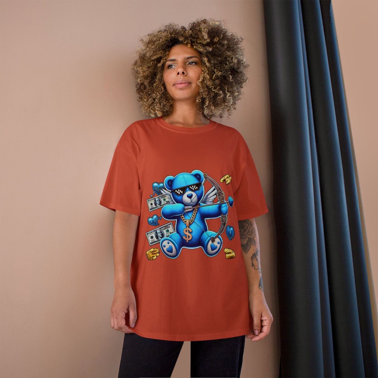Stylish Bear Graphic Tee, Cool Gift for Friends, Casual Wear, Streetwear for Men and Women, Fun Gift, Summer Essential