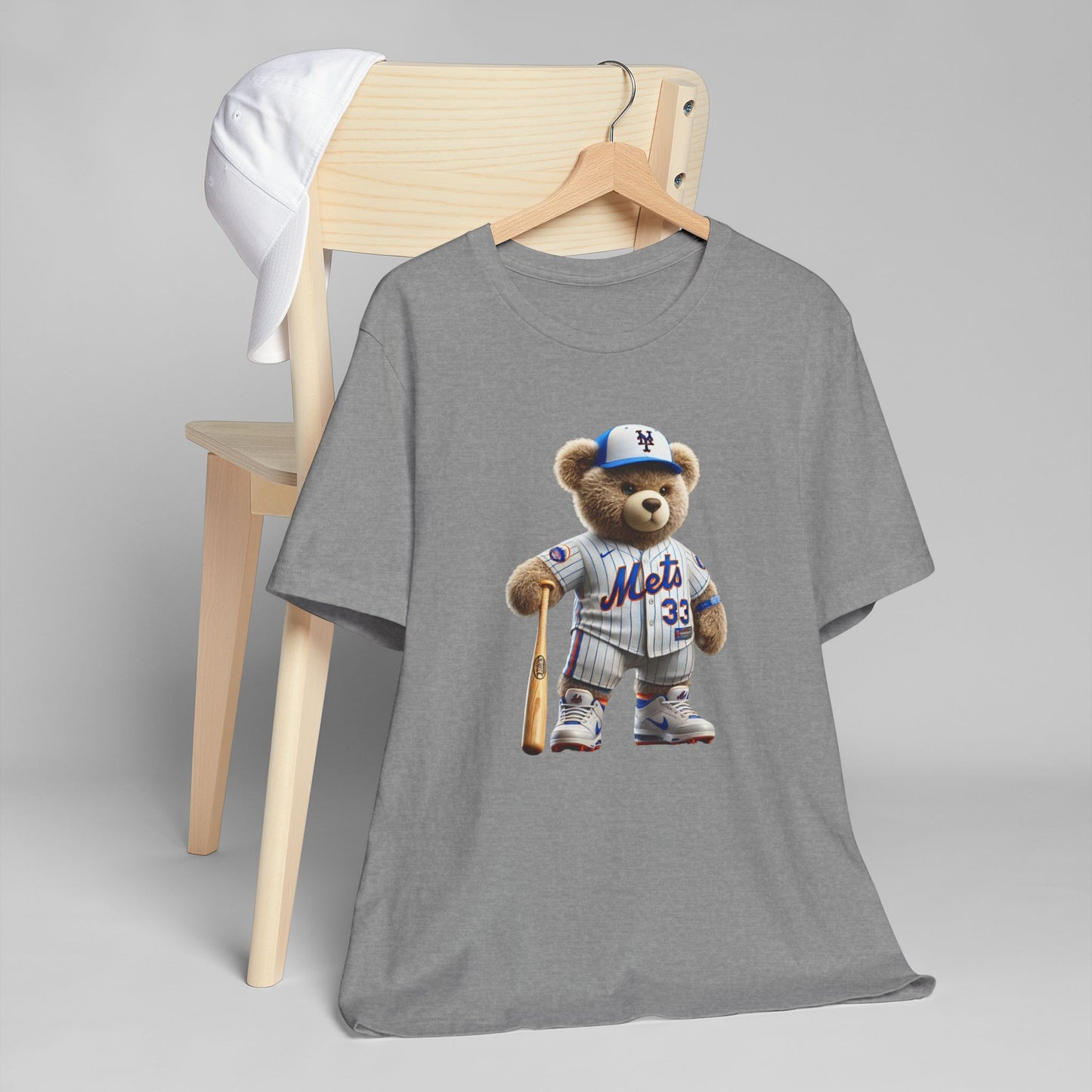 Sporty Bear Graphic Tee - Unisex Jersey T-Shirt, Cute Animal Shirt, Fun Baseball Apparel, Gift for Sports Fans, Casual Wear