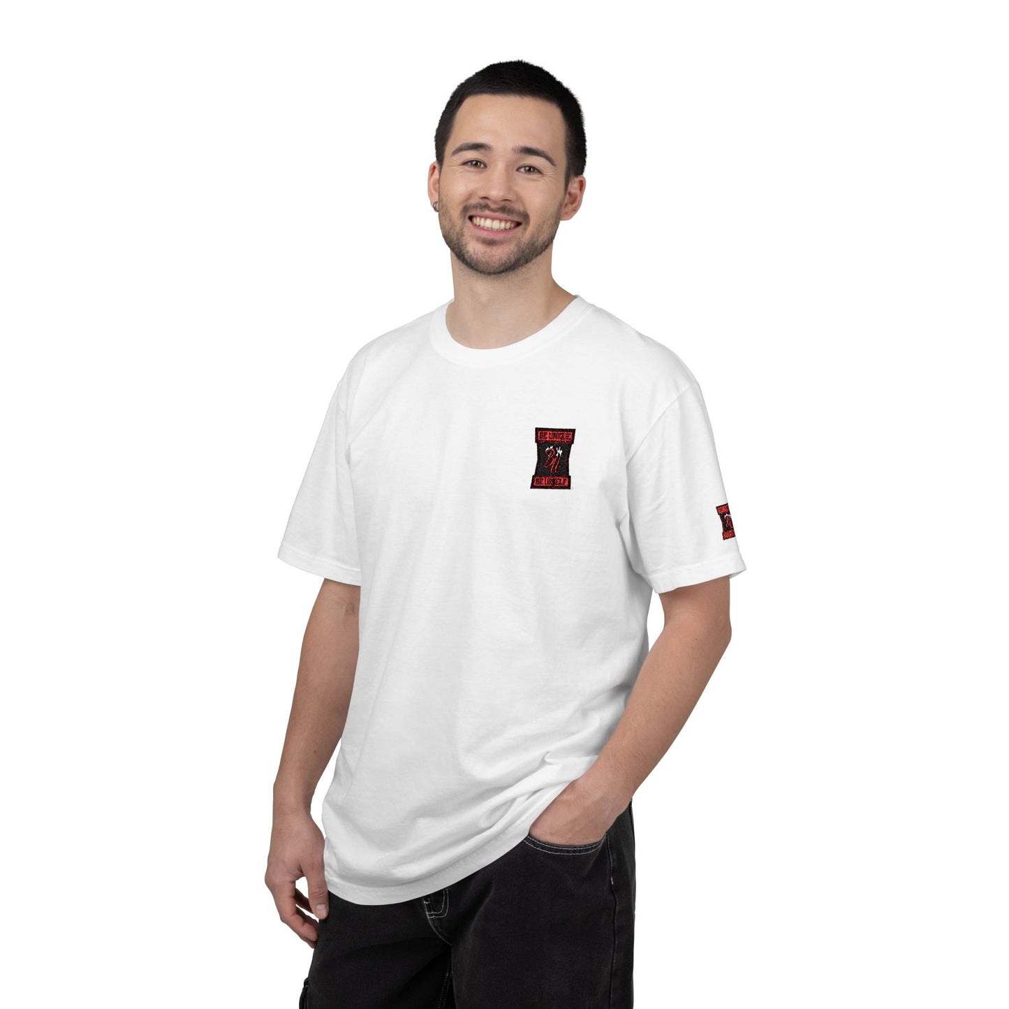 Skull Rose Pocket T-Shirt