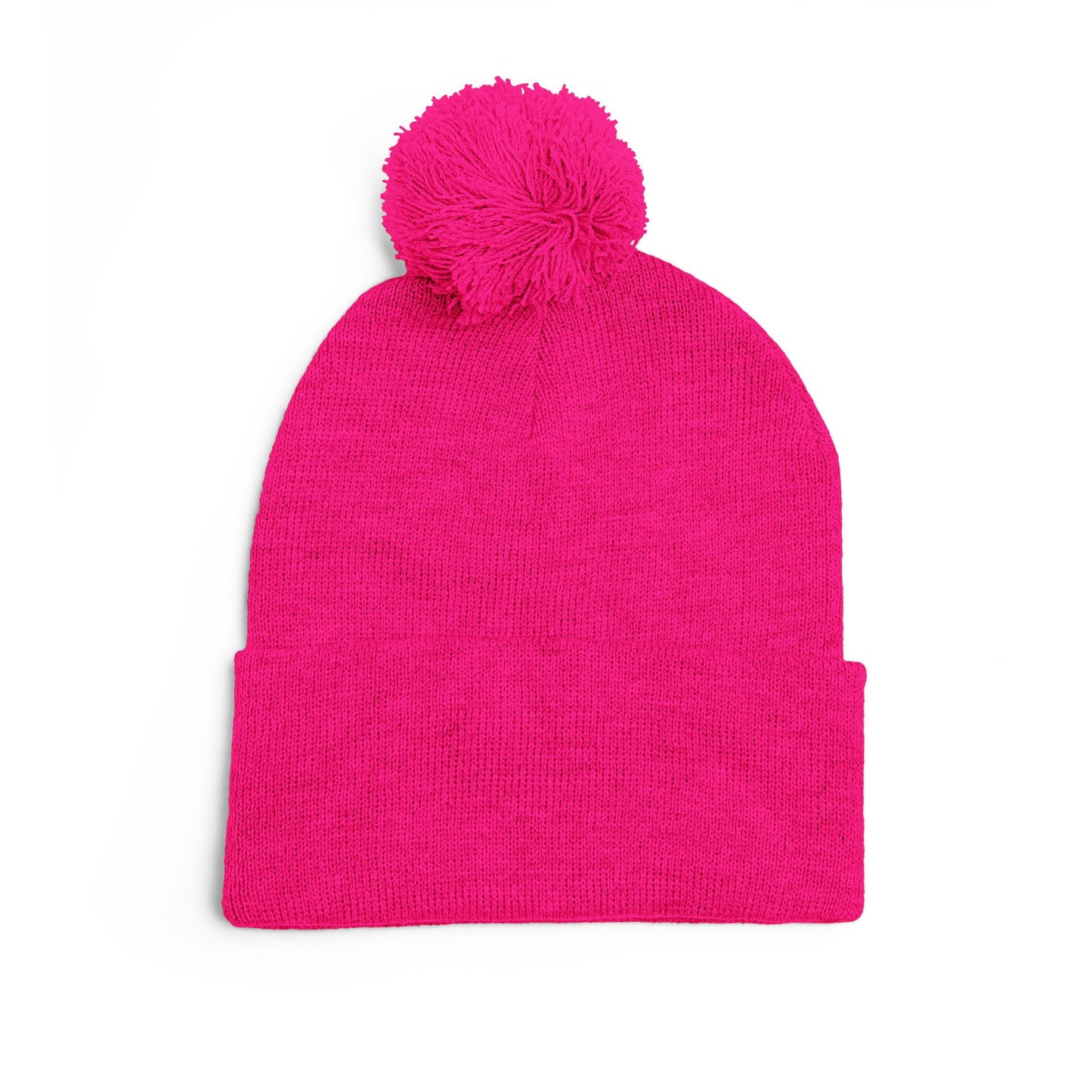 Cozy Pom-Pom Knit Cap with Unique Embroidery, Winter Hat, Beanie for Men & Women, Gift for Him/Her, Perfect for Outdoor Activities
