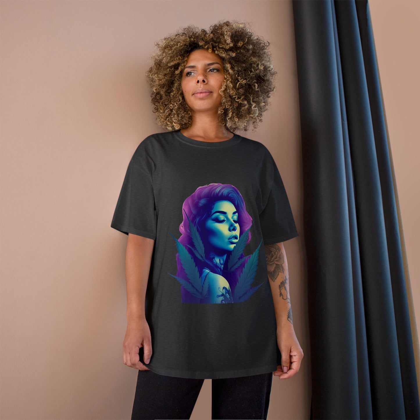 Vintage Champion Graphic Tee for Unique Souls, Trendy T-Shirt, Artistic Casual Wear, Streetwear Style, Gift for Creatives, Everyday Fashion