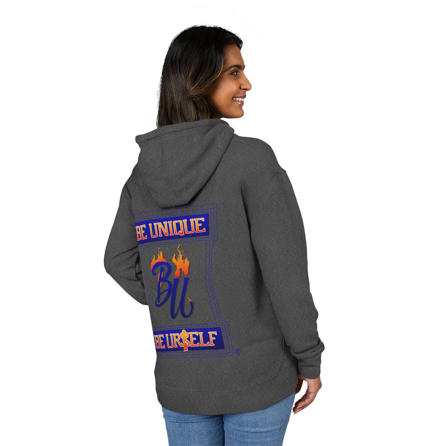 Unisex Be Unique Hoodie, Cozy Casual Wear, Gift for Friends, Inspirational Fashion, Unisex Sweatshirt, Self-Expression Apparel