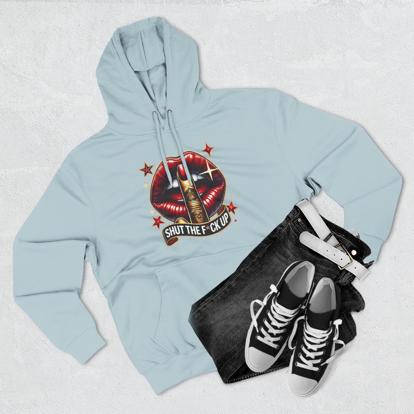 Shut the F**k Up Fleece Hoodie