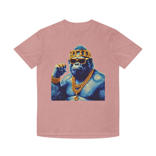 Cool Gorilla Graphic Tee, Casual Faded Shirt, Unisex Streetwear, Gift for Animal Lovers, Trendy Vintage Style