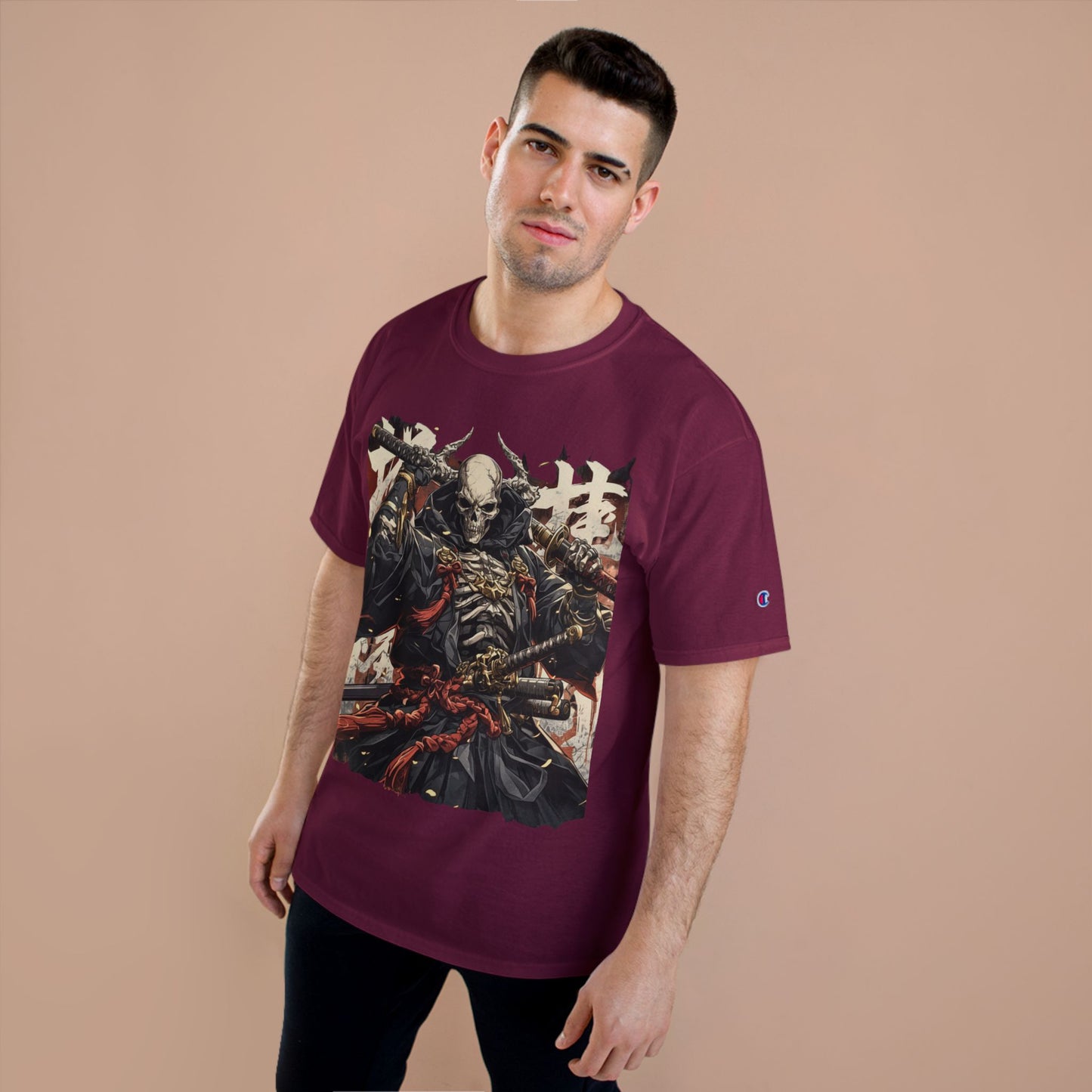 Samurai Skeleton Warrior T-Shirt – Dark Japanese Myth Art Tee