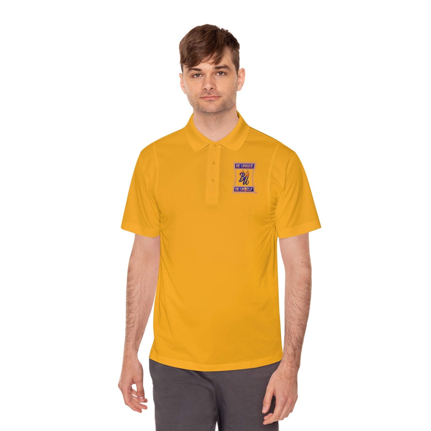 Men's Sport Polo Shirt with Bear Design - Casual Wear, Gift for Sports Lovers, Father's Day, Summer Outfits, Everyday Comfort