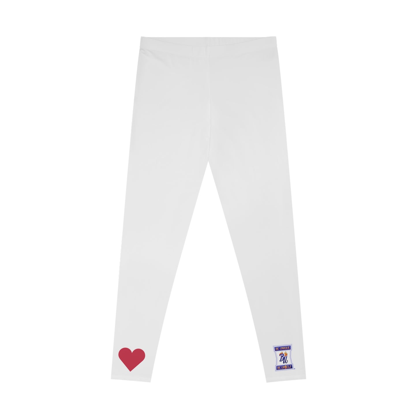 Heart Print Stretchy Leggings for Comfort and Style, Workout Leggings, Yoga Pants, Casual Loungewear, Valentine's Gift, Fitness Fashion