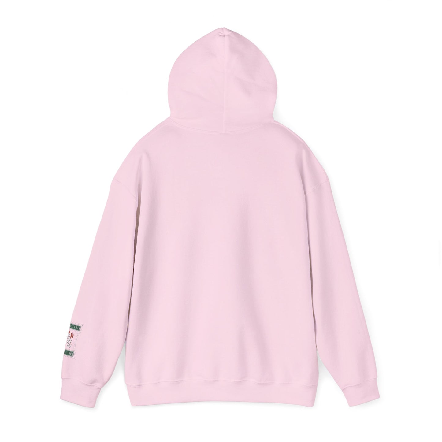 Patchwork Teddy Bear Hoodie — Colorful Grunge Bear Graphic Sweatshirt