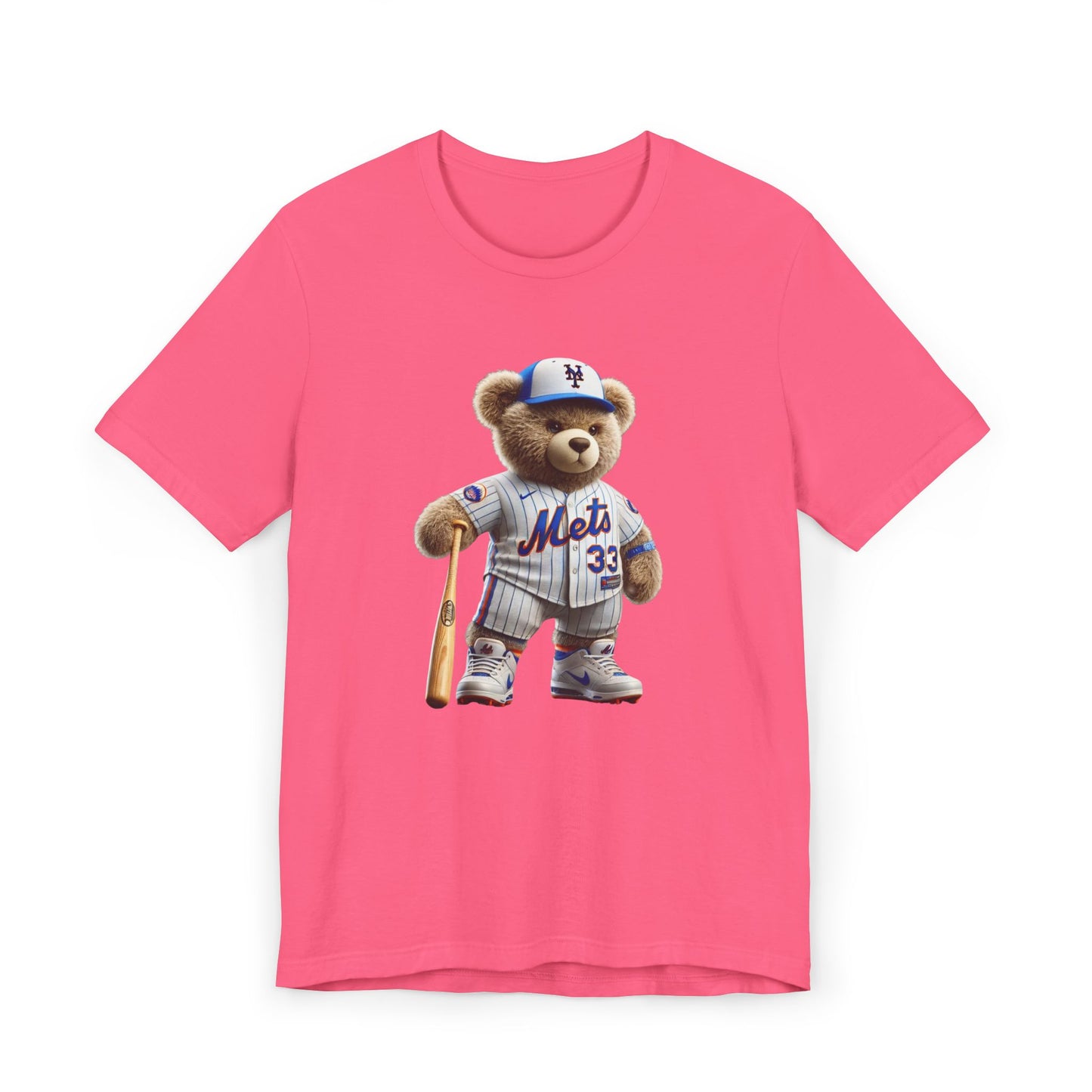 Sporty Bear Graphic Tee - Unisex Jersey T-Shirt, Cute Animal Shirt, Fun Baseball Apparel, Gift for Sports Fans, Casual Wear